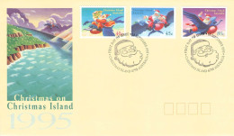 CHRISTMAS ISLANDS - FDC 1995 CHRISTMAS  / *177 - Christmas Island