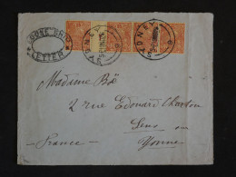 BU10 NOUVELLE CALEDONIE BELLE LETTRE  TRES RARE COURRIER PERDU SYDNEY 1928 MILLESIME + AFF. INTERESSANT+ - Lettres & Documents