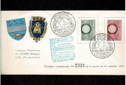 1960 1150/1151 FDC (La Louviere)    : " EUROPA" - 1951-1960