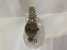 TISSOT PR 100 QUARTZ OROLOGIO DONNA LADIES DAY DATA VINTAGE FUNZIONANTE.. - Watches: Bracket