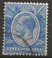 YT N° 7 - Oblitéré -  George V - Kenya & Oeganda