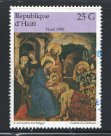 1996  Emission De Noël «Adoration Des Mages» 25 Gourdes  Oblitéré   - Haiti