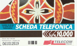 SCHEDA TELEFONICA TELECOM -  (2 SCANS) - Pubbliche Tematiche