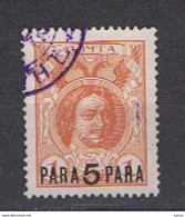 LEVANTE  RUSSO: 1913  SOPRASTAMPATO  -  5 Pa/1 K. BRUNO  ARANCIO  US. -  YV/TELL. 175 - Sibérie Et Extrême Orient