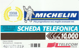 SCEDA TELEFONICA - MICHELIN (2 SCANS) - Publieke Thema