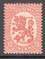 Finland 1917 Standing Lion Definitive Stamp In Mounted Mint - Unused Stamps