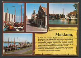 Makkum ( Vier Luik ) - Súdwest-Fryslân / Friesland .  - Not  Used - 2 Scans For Condition.(Originalscan !!) - Makkum