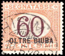 Jubaland 1925 60c Magenta And Orange Postage Due Fine Used. - Oltre Giuba