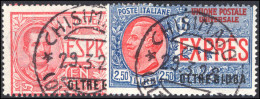 Jubaland 1926 Express Pair Fine Used. - Oltre Giuba