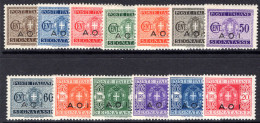 Jubaland 1941 Postage Due Set Unmounted Mint. - Oltre Giuba