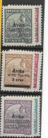 Macau Mint Low Low Hinge Trace * 80 Euros 1936 Complete Set - Poste Aérienne