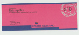 Argentina 1995 Chequera $10 Booklet  MNH - Booklets