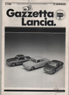 Gazzetta Lancia Magazin Des Lancia Club Schweiz 1988 - Auto & Verkehr