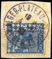 ALGÉRIE - 1933 - TàD "ALGER-PLATEAU-SAULIERE / ALGER" Sur Yv.78 25c Blue Mosquée Sidi-Abderahmane- TB - Gebraucht