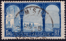 ALGÉRIE - 1931 - TàD  "M'SILA / CONSTANTINE" Sur Yv.83 1fr50 Bleu Foncé & Bleu Vue Prise De Mustapha Supérieur - TB - Usados