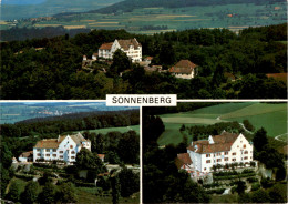 Flugaufnahme Schloss Sonnenberg - Stettfurt TG - 3 Bilder (8613) * 25. 9. 1976 - Stettfurt