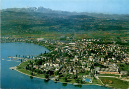 Flugaufnahme Arbon TG Am Bodensee Mit Säntis (6501) - Arbon