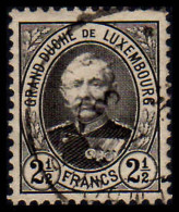 Luxembourg 1891-93 2½fr Fine Used - 1891 Adolphe Voorzijde