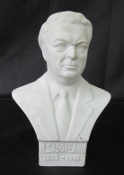 MIHAIL SADOVEANU ROMANIA - PORCELAIN BUST SCULPTURE, BY ARTIST G.M. MUNTEANU - Sonstige & Ohne Zuordnung