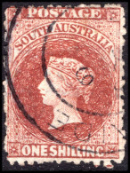 South Australia 1870-73 1s Chestnut Fine Used. - Usados