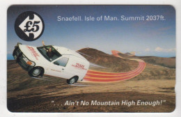 Isle Of Man  Phonecard - DHL Van Superb Mint  Code 51IOMA - Isle Of Man