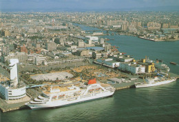 Ship Ferry At Nagoya Harbour Japanese Postcard - Nagoya