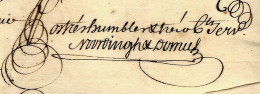 1745 La Rochelle  LETTRE SIGN. Noordingh & Domus NEGOCIANTS ARMATEURS  Pour Pierre Honoré  Roux Marseille  V. HISTORIQUE - ... - 1799