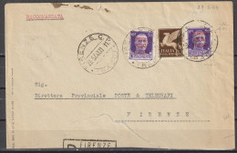 ITALY 1944 - Racc To Firenze 50Lire Overprinted - Express Mail