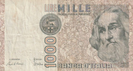 ITALIA REP. Banconota - 1000 LIRE "MARCO POLO" - 1.000 Lire