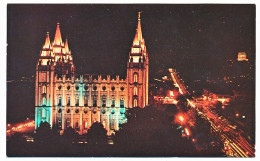 CPSM 9 X 14 USA Etats Unis (72) Utah SALT LAKE CITY Mormon Temple - Salt Lake City