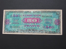 ASSEZ RARE Billet De Débarquement - 50 Francs DRAPEAU FRANCE 1944 - Sans Série    **** EN ACHAT IMMEDIAT **** - 1944 Drapeau/France