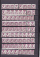 UN LOT DE 104 TIMBRES NEUF **  YVERT ET TELLIER N° 192/197 1918 - Fogli Completi