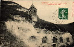 CPA Haute-Isle Eglise Taillee Dans Le Roc FRANCE (1307924) - Haute-Isle