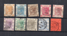 !!! LOT DE TIMBRES DE HONG KONG OBLITERES - Used Stamps