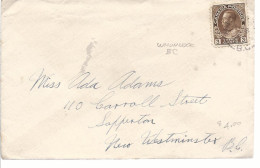 19572) Canada  Whonock? Postmark Cancel  - Cartas & Documentos