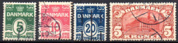 Danemark: Yvert N° 65/68; Cote 181.50€ - Gebraucht