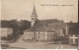 57 Arzviller  -  Eglise Et Mairie - Arzviller