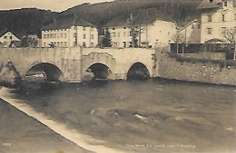 CPA Travers Le Pont Sur L'Areuse - Travers