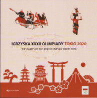 Poland 2021 Booklet XXXII Olympic Games Tokio 2020 / Sports Disciplines: Volleyball, Athletics Rowing + Stamp MNH** - Booklets