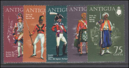 Antigua 1970 Military Uniforms (1st Series) Unmounted Mint. - 1960-1981 Interne Autonomie