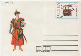 Poland Polska 1984 Polish Hussars, Szabeltas Nadziak XVII W. - Maximum Cards