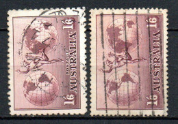 Col33 Australia Australie 1934 Aerien N° 5 & 6 Oblitéré Cote : 6,50€ - Used Stamps