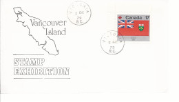 19600) Canada Vancouver Island Stamp Exhibition Postmark Cancel Victoria 1979 - Cartas & Documentos