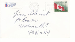 19606) Canada Postmark Cancel 1989 - Cartas & Documentos