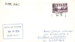 CANADA - LETTER 1974 690449 CLYDE RIVER NWT > GERMANY / ZG68 - Cartas & Documentos