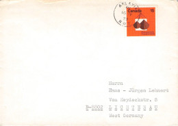 CANADA - LETTER 1973 AKLAVIK NWT > GERMANY / ZG70 - Cartas & Documentos