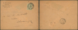 émission 1884 - N°47 Sur L. à En-tête Obl Simple Cercle "Malines (station)" > Scheveningen (Hollande) - 1884-1891 Leopoldo II