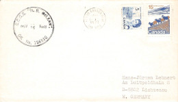 CANADA - LETTER 1977 C.C.G.S. "N. B. McLEAN". >GERMANY / ZG76 - Cartas & Documentos