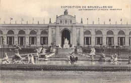 BELGIQUE - Bruxelles - Exposition De Bruxelles 1910 - Les Cascades Et La Façade Principale - Carte Postale Ancienne - Universal Exhibitions