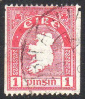 1933 1d "single Perf." With Upright Wmk., Very Fine Used With Neat Carraigh Dubh Double-ring Cds. - Gebraucht